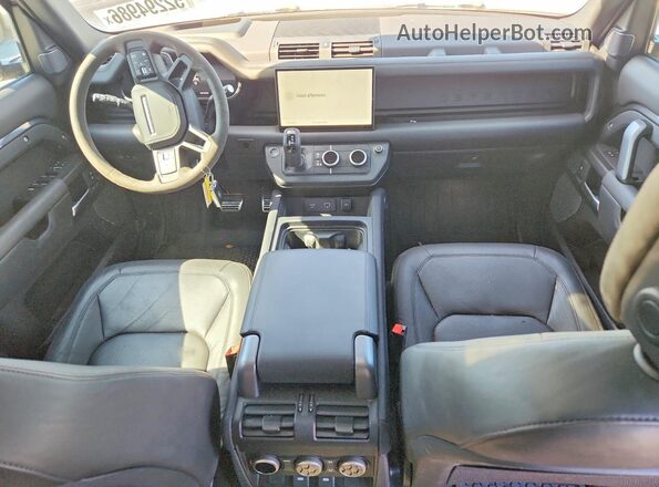 SALEWEEE6R2264534 2024 LAND ROVER DEFENDER Charcoal წინა პანელის ხედი