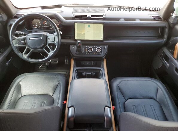 SALEX7EU2P2122632 2023 LAND ROVER DEFENDER Gray Widok deski rozdzielczej