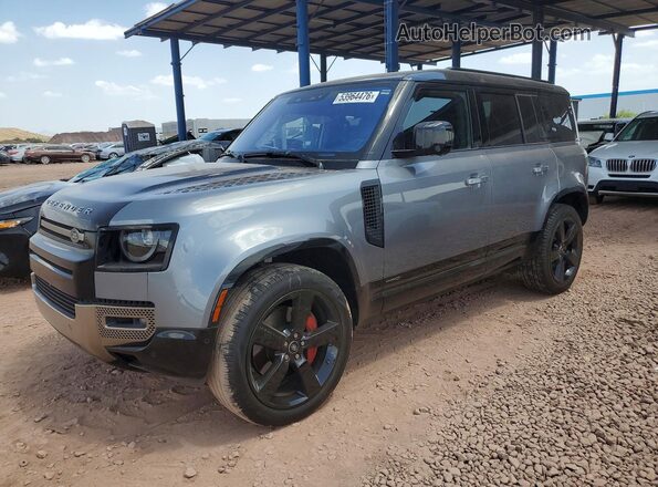 SALEX7EU2P2122632 2023 LAND ROVER DEFENDER Gray Przód lewy