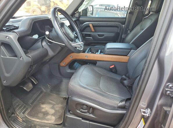 SALEX7EU2P2122632 2023 LAND ROVER DEFENDER Gray Widok wnętrza z przodu