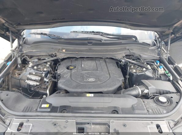 SALGR2KF4GA309727 2016 LAND ROVER RANGE ROVER Black უკანა ხედი