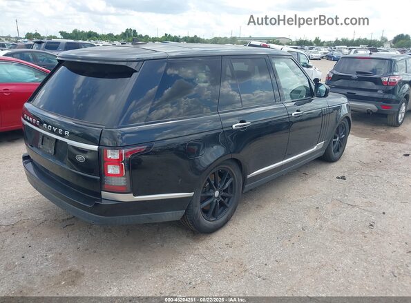 SALGR2KF4GA309727 2016 LAND ROVER RANGE ROVER Black უკანა მარჯვენა