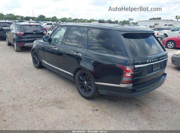 SALGR2KF4GA309727 2016 LAND ROVER RANGE ROVER Black უკანა მარცხენა