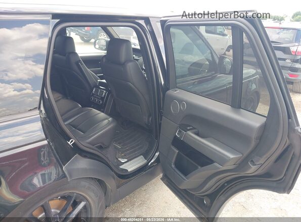 SALGR2KF4GA309727 2016 LAND ROVER RANGE ROVER Black VIN კოდის სტიკერის ხედი