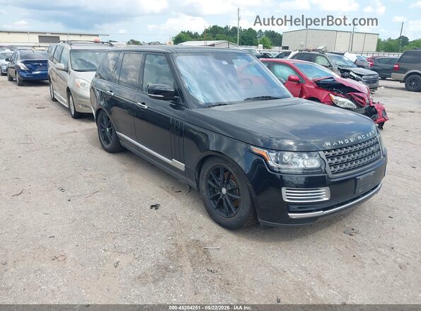 SALGR2KF4GA309727 2016 LAND ROVER RANGE ROVER Black წინა მარჯვენა