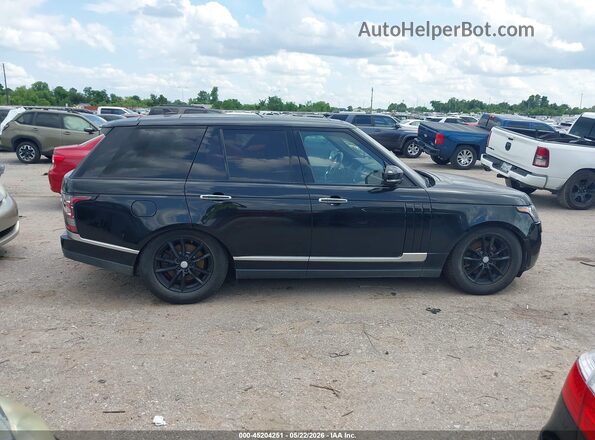 SALGR2KF4GA309727 2016 LAND ROVER RANGE ROVER Black უკანა სალონის ხედი