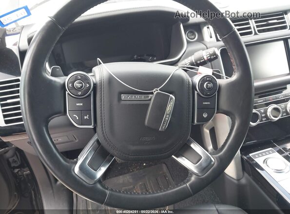 SALGR2KF4GA309727 2016 LAND ROVER RANGE ROVER Black წინა პანელის ხედი