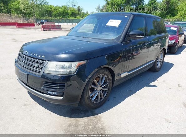 SALGR2PF3GA300767 2016 LAND ROVER RANGE ROVER Black Передня ліва чверть