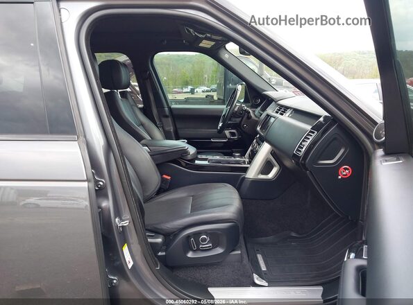 SALGS2EF0GA261224 2016 LAND ROVER RANGE ROVER Gray Front interior view