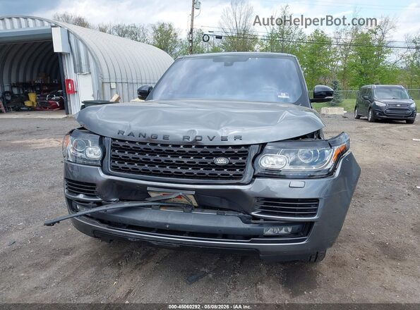 SALGS2EF0GA261224 2016 LAND ROVER RANGE ROVER Gray Front view