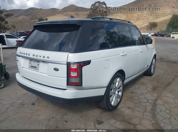 SALGS2EF1GA252063 2016 LAND ROVER RANGE ROVER White უკანა მარჯვენა