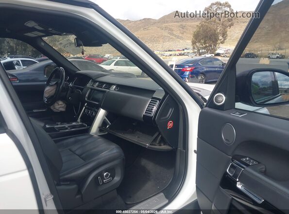 SALGS2EF1GA252063 2016 LAND ROVER RANGE ROVER White წინა სალონის ხედი