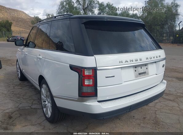 SALGS2EF1GA252063 2016 LAND ROVER RANGE ROVER White უკანა მარცხენა