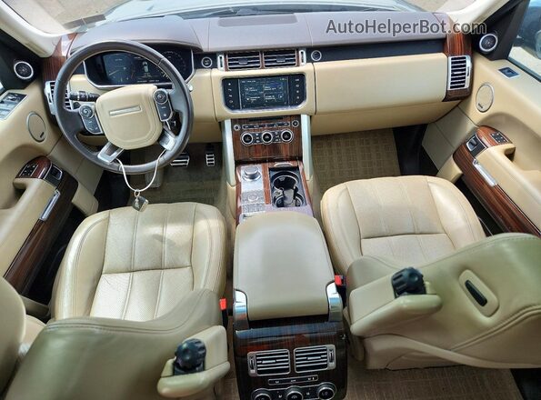 SALGS2EF9GA251484 2016 LAND ROVER RANGE Green Widok deski rozdzielczej