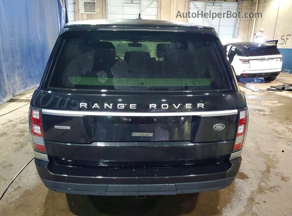 SALGS2EFXGA286759 2016 LAND ROVER RANGE Black უკანა ხედი