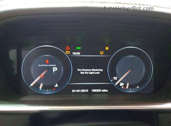 SALGS2EFXGA286759 2016 LAND ROVER RANGE Black ხელსაწყოთა პანელის ხედი