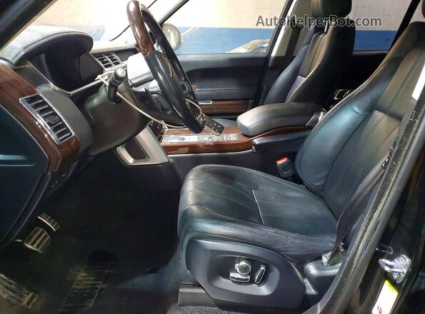SALGS2EFXGA286759 2016 LAND ROVER RANGE Black წინა სალონის ხედი