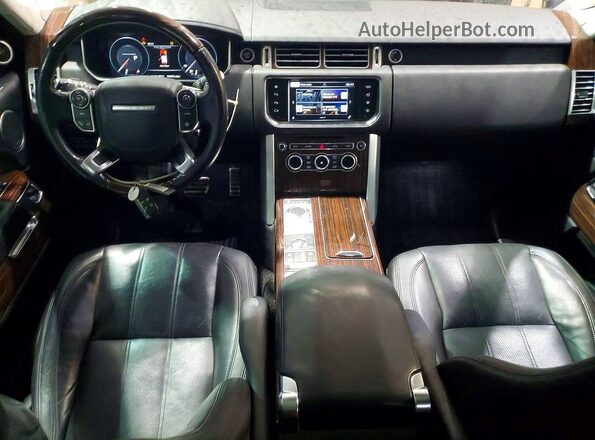 SALGS2EFXGA286759 2016 LAND ROVER RANGE Black წინა პანელის ხედი