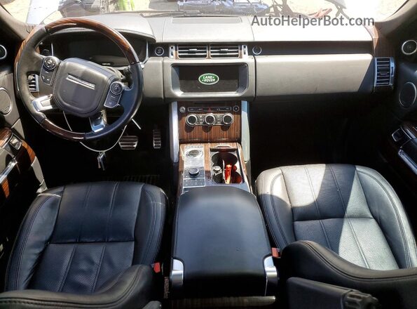 SALGS2FE2HA349389 2017 LAND ROVER RANGE Белый Вид панели приборов
