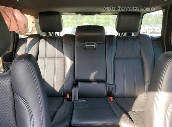 SALGS2FE6HA378782 2017 LAND ROVER RANGE White უკანა სავარძლების ხედი