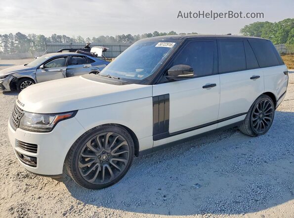 SALGS2FE6HA378782 2017 LAND ROVER RANGE White წინა მარცხენა ხედი სამი მეოთხედიდან