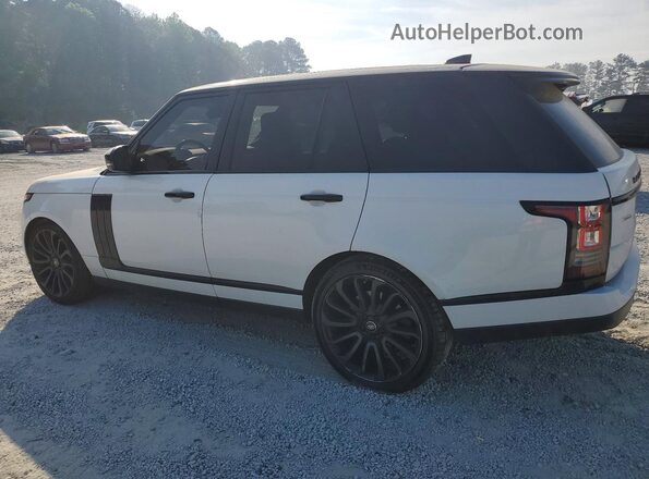 SALGS2FE6HA378782 2017 LAND ROVER RANGE White უკანა მარცხენა