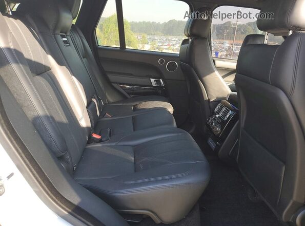 SALGS2FE6HA378782 2017 LAND ROVER RANGE White უკანა სალონის ხედი