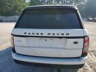 2017 Land Rover Range Rover Supercharged White vin: SALGS2FE6HA378782