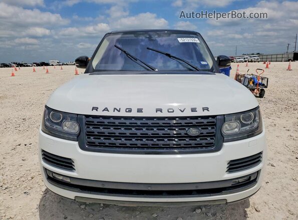 SALGS2FE9HA322545 2017 LAND ROVER RANGE Белый Вид спереди