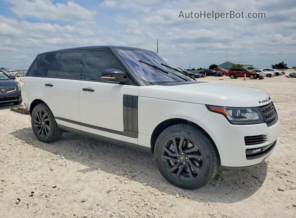 SALGS2FE9HA322545 2017 LAND ROVER RANGE Белый Передняя правая четверть