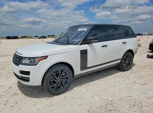 SALGS2FE9HA322545 2017 LAND ROVER RANGE Белый Передняя левая четверть
