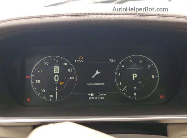 SALGS2FE9HA322545 2017 LAND ROVER RANGE Белый Вид щитка приборов
