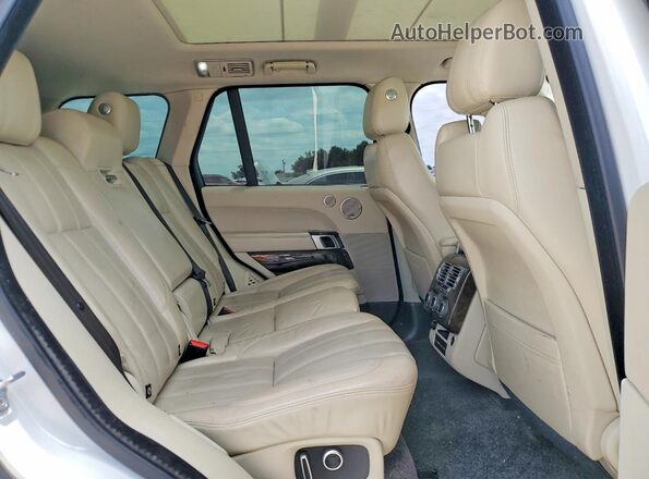 SALGS2FE9HA322545 2017 LAND ROVER RANGE Белый Вид задней части салона