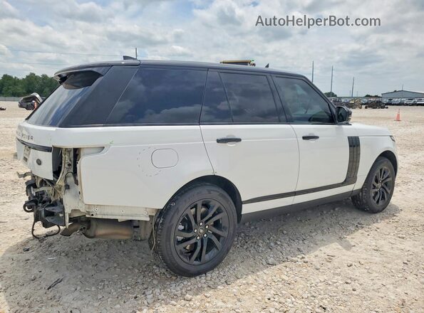SALGS2FE9HA322545 2017 LAND ROVER RANGE Белый Задняя правая четверть