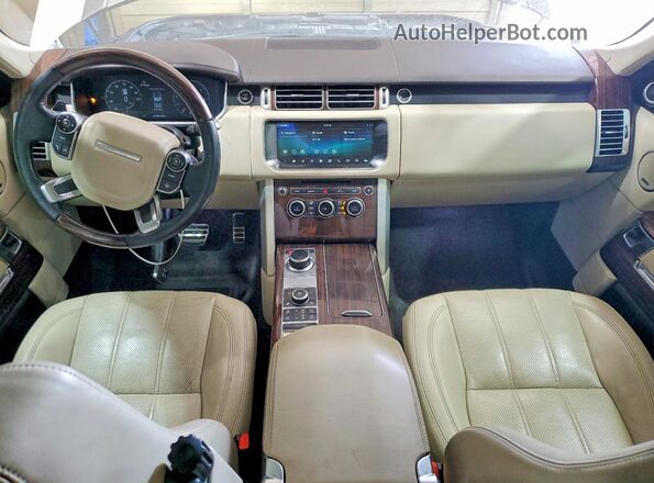 SALGS2FEXHA359278 2017 LAND ROVER RANGE White Dashboard view