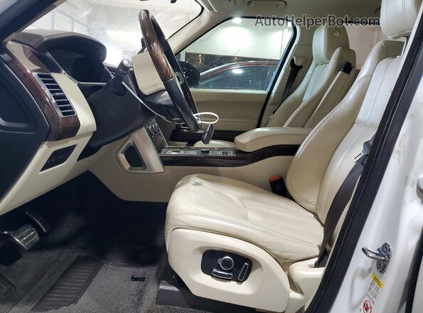 SALGS2FEXHA359278 2017 LAND ROVER RANGE White Front interior view