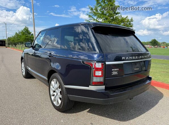 SALGS2FK7HA338555 2017 LAND ROVER RANGE Blue Tył prawy