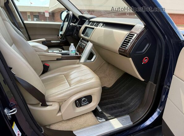 SALGS2FK7HA338555 2017 LAND ROVER RANGE Blue Widok z przodu