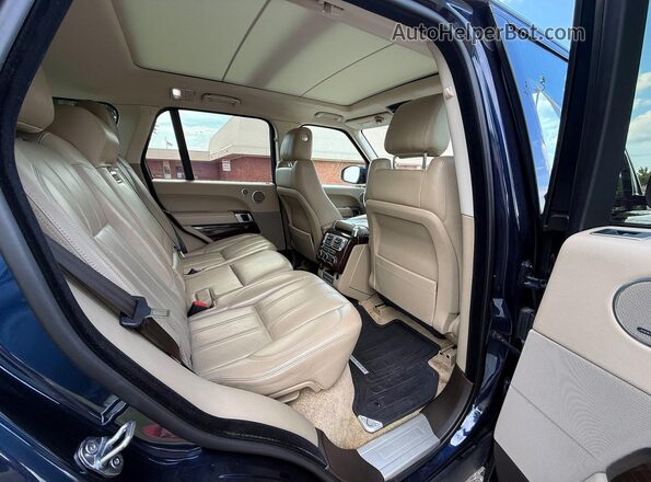 SALGS2FK7HA338555 2017 LAND ROVER RANGE Blue Widok z tyłu