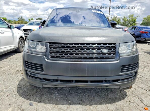 SALGS2FK8HA325443 2017 LAND ROVER RANGE Black Вид спереду