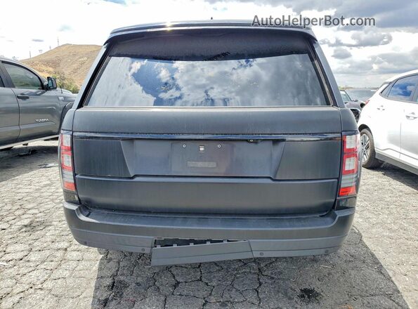 SALGS2FK8HA325443 2017 LAND ROVER RANGE Black Вид ззаду