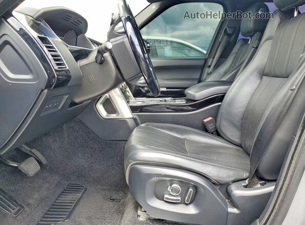 SALGS2FK8HA325443 2017 LAND ROVER RANGE Black Вид салону спереду