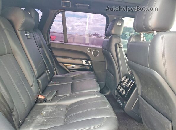 SALGS2FK8HA325443 2017 LAND ROVER RANGE Black Вид задньої частини салону