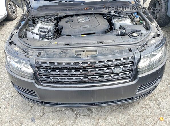 SALGS2FK8HA325443 2017 LAND ROVER RANGE Black Вид підкапотного простору