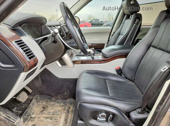 SALGS2FK8HA340203 2017 LAND ROVER RANGE Silver წინა სალონის ხედი