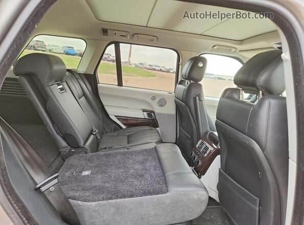 SALGS2FK8HA340203 2017 LAND ROVER RANGE Silver უკანა სალონის ხედი