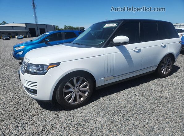SALGS2FV1HA325276 2017 LAND ROVER RANGE Белый Передняя левая четверть