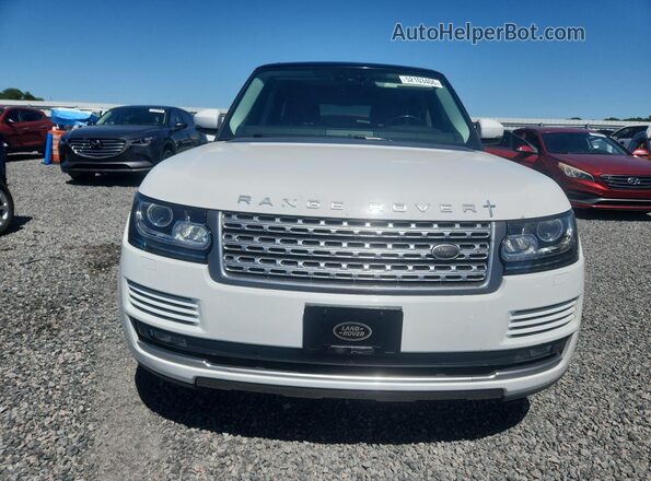 SALGS2FV1HA325276 2017 LAND ROVER RANGE Белый Вид спереди