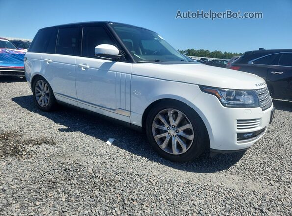 SALGS2FV1HA325276 2017 LAND ROVER RANGE Белый Передняя правая четверть