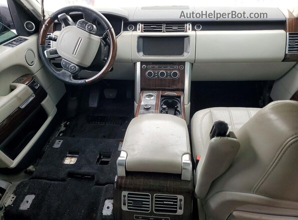 SALGS2FV1HA379421 2017 LAND ROVER RANGE Серый Вид панели приборов